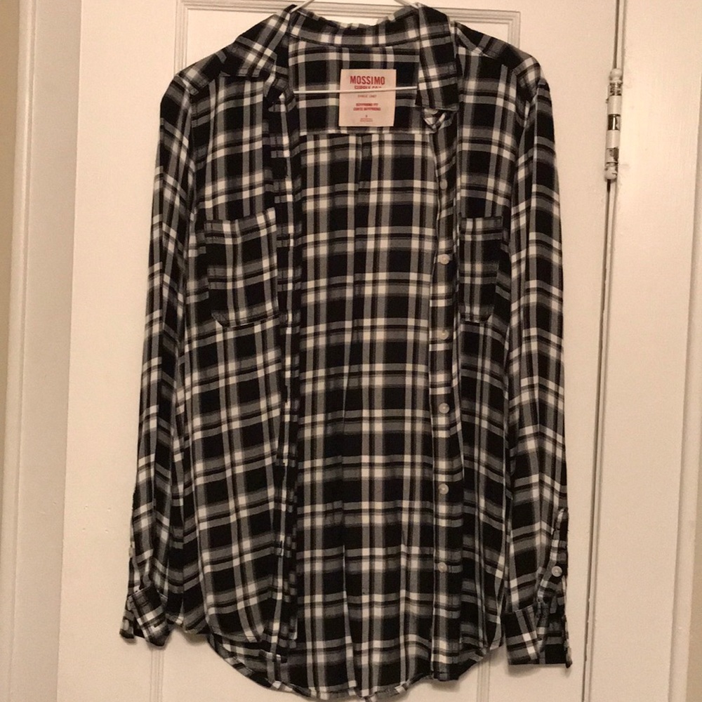 Black and white flannel